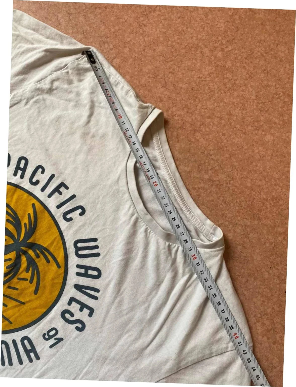 T-shirt blanc Gemo imprimé taille 16 ans – photo 4